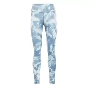 image of Reebok Printed Leggings - Blue