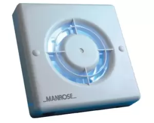 Image of Manrose XF100PIR 100mm/4inch. Wall/ Ceiling PIR Sensor Control Fan (Return Unit) - (Used) Grade A