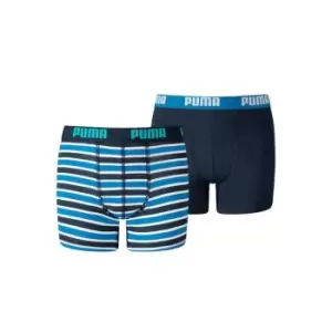 Image of Puma 2 Pack Boxer Junior Boys - Blue