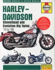 Image of Harley-Davidson Shovelhead & Evolution Big Twins (70-99) Haynes Repair Manual : 1970 - 1999