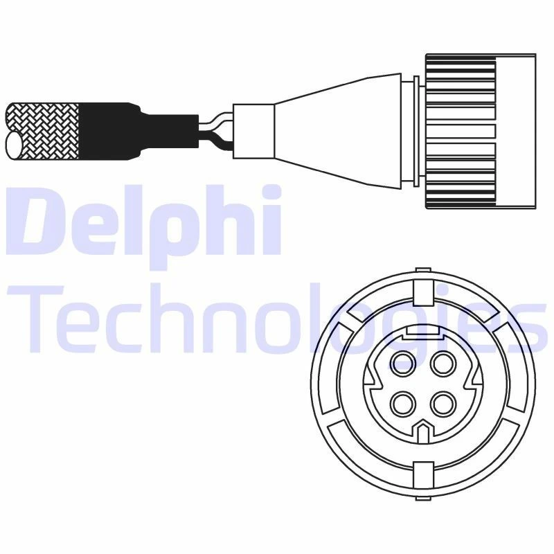 Image of DELPHI Lambda sensor DELPHI ES10986-12B1