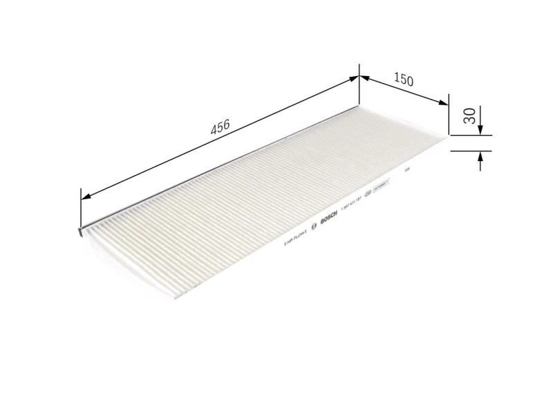 Image of Bosch 1 987 431 187 Pollen filter Particulate Filter Filter,interior air (424)