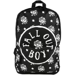 Image of Rock Sax Fall Out Boy Backpack (One Size) (Black/White)