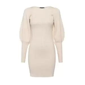 Image of French Connection Joss Knit Mini Dress - Beige