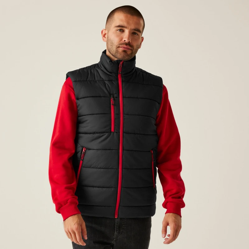 Image of Regatta Regatta Men Navigate' Thermal Bodywarmer in Red Size: Small Red S Male 5063019155371