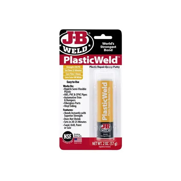 Image of J-B WELD J-B Weld 8237UK PlasticWeld Epoxy Putty 57g JBW8237UK 8237UK