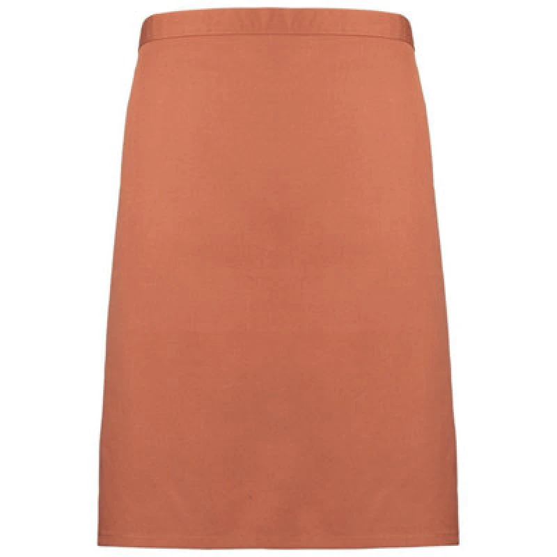 Image of Premier Premier Colours Mid Length Apron in Beige Beige One Size Unisex 5063470681389