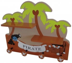 image of Kiddi Style Pirate Themed Hanger and Shelf