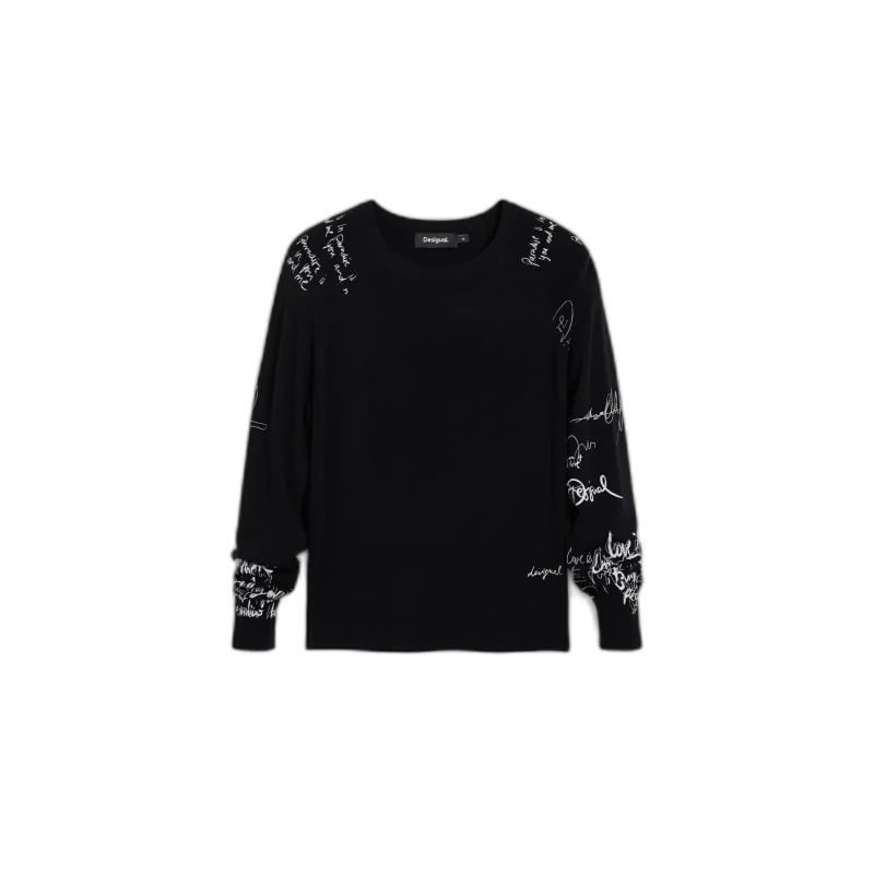 Image of Desigual Woman sweater Desigual Marquette Noir Female S