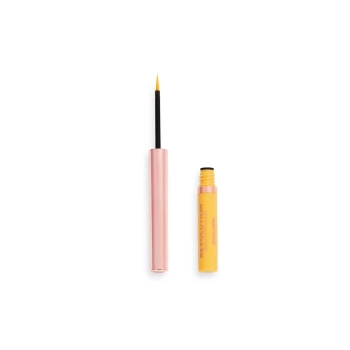 image of Revolution Neon Heat Coloured Liquid Eyeliner 10g (Various Shades) - Lemon Yellow