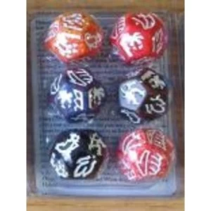 Image of Dragon Dice Red Drake Set