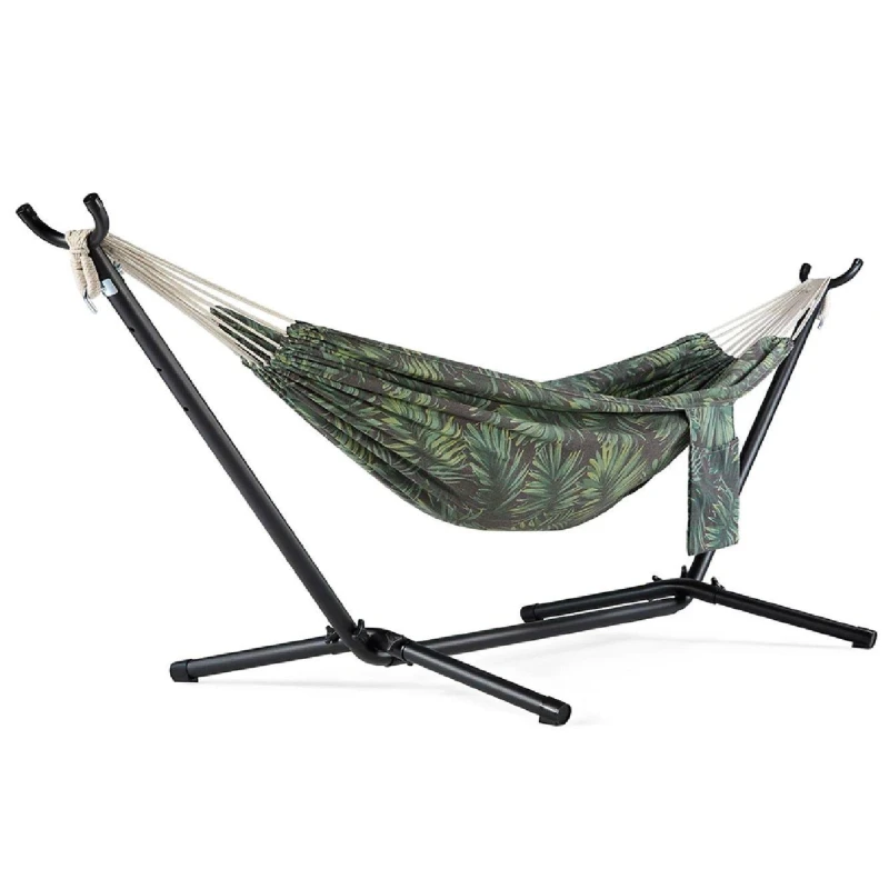 Image of VonHaus Ibiza 2 Person Palm Leaf Double Hammock with Stand Multi unisex 1 Person