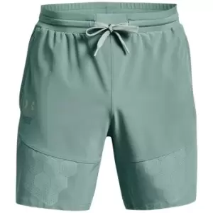 image of Under Armour Armour Armourprint Woven Shorts Mens - Green