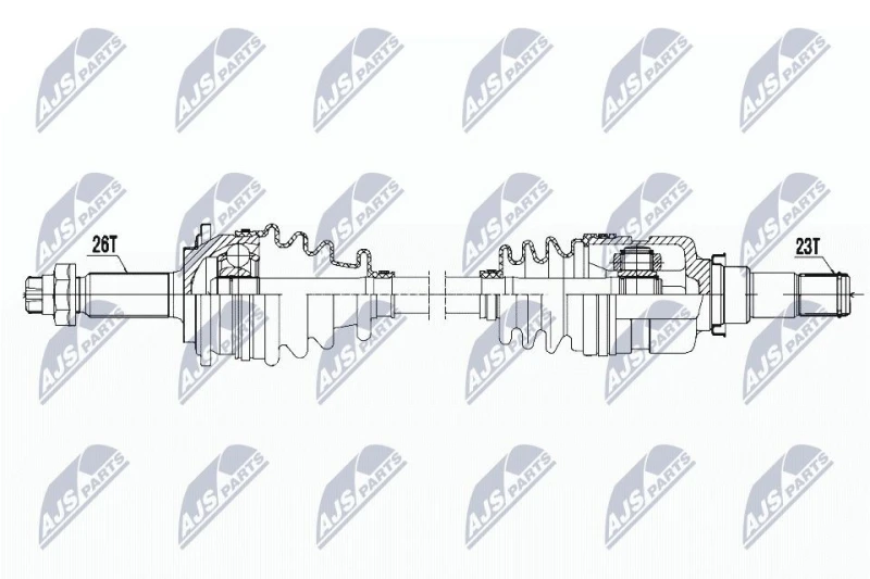 Image of NTY NPW-TY-113 Drive shaft Front Axle Right Drive Shaft (13)