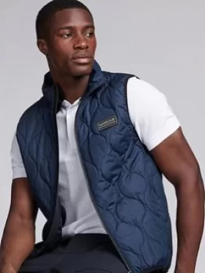 Image of Barbour International Accelerator Race Gilet, Navy Size XL Men