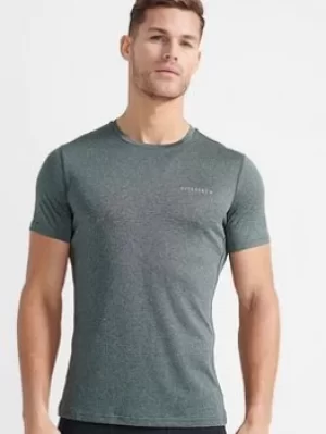 Image of Superdry Training Active T-Shirt, Khaki, Size XL, Men