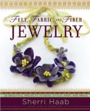 Image of Felt fabric and fiber jewelry by Sherri Haab