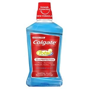 image of Colgate Total Peppermint Blast Mouthwash 500ml