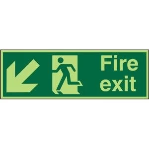 Image of Stewart Superior PSP122SAV Self Adhesive Vinyl Sign 150x450 Fire
