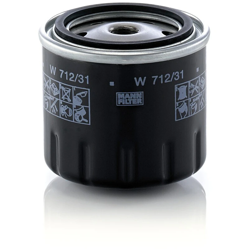 Image of MANN-FILTER W 712/31 Oil filter Spin-on Filter, with one anti-return valve Oil Filter (7)