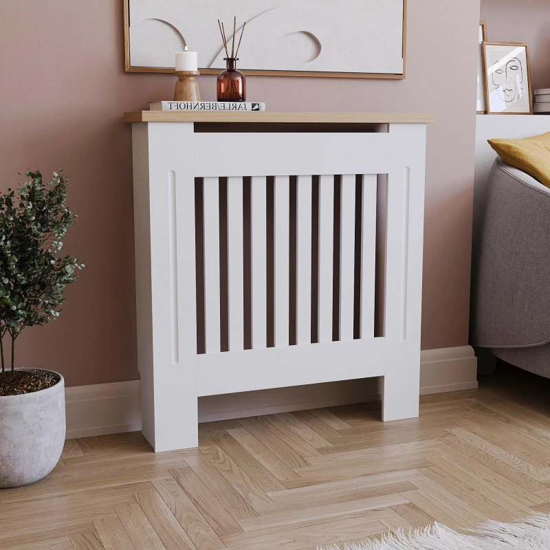Image of Lassic Vida Designs Arlington Radiator Cover, Small White unisex Small
