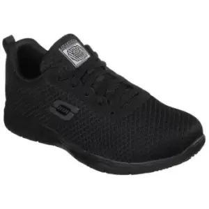 Image of Skechers Womens/Ladies Genter Bronaugh Safety Work Trainer (4 UK) (Black) - Black