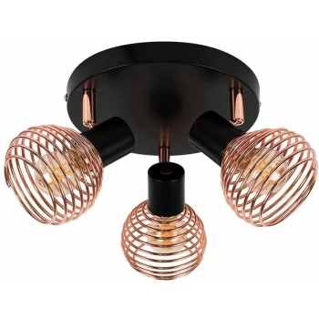 Image of Industrial Ceiling Lights Copper Lighting - No Bulbs