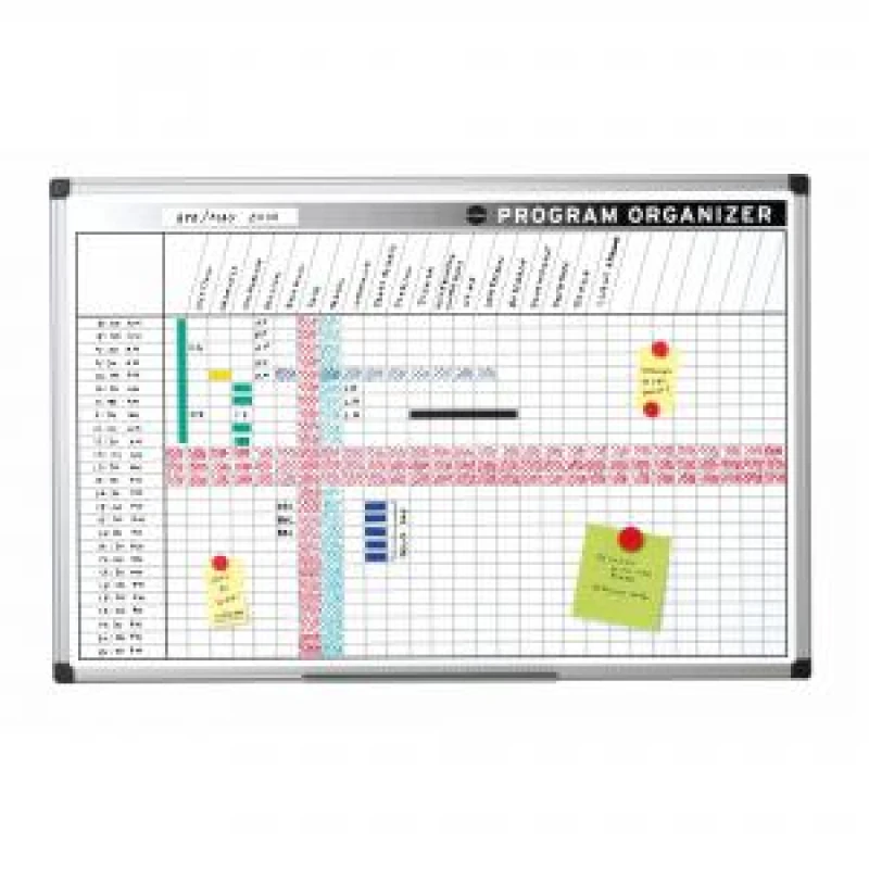 Image of Bi-Office Maya Magnetic Program Organizer 90x60cm GA0374170