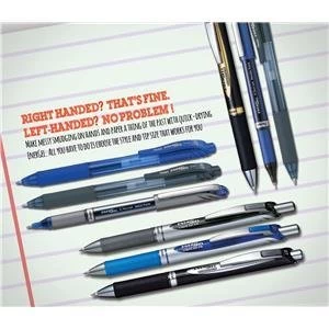 image of Pentel EnerGel XM Permanent Retractable Rollerball Pen 0.5mm Tip Width