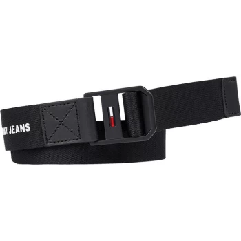 Image of Tommy Jeans Tommy Jeans Essential Webbing Belt Mens - Black