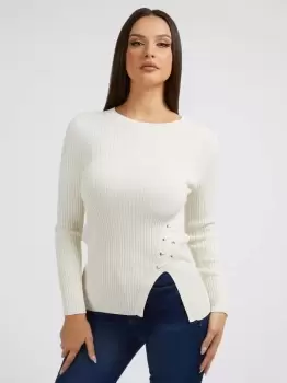 Image of Guess Lace-Up Sweater
