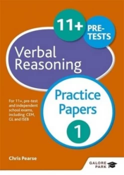 Image of 11+ verbal reasoning Practice papers 1 by Chris Pearse