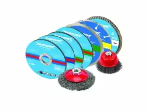 Image of Silverline 633831 Cutting & Grinding Discs Kit 12pce 115mm