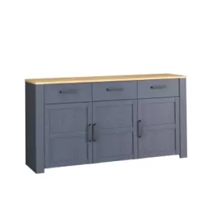 Image of FWStyle Traditional Navy Oak Large Sideboard