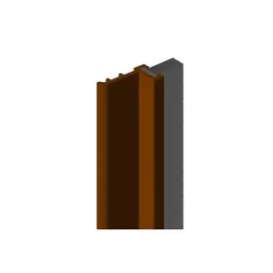 Image of Stormguard Slikseal PVC Around Door Set Draught Excluder - Brown
