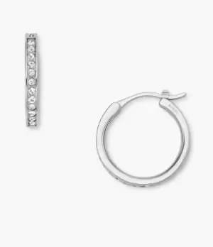 Image of Fossil Women Silver Earrings
