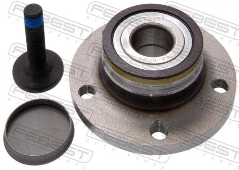 Image of FEBEST 2382-B6MR Wheel bearing kit Rear Axle, with ABS sensor ring Wheel Bearing Kit (654)