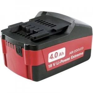 image of Metabo 18 V Li-Power 625527000 Tool battery 18 V 4 Ah Li-ion