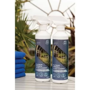Image of Charles Bentley Glass and Mirror Cleaners Duo with Microfiber Cloths