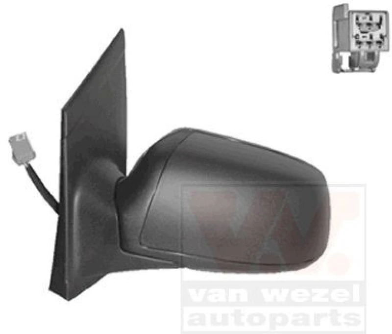 Image of VAN WEZEL Wing mirror VAN WEZEL 1863809