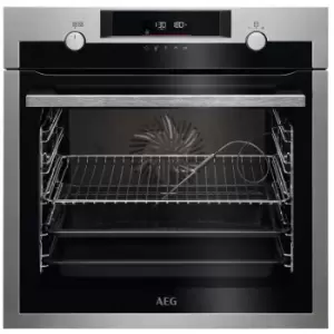 image of AEG 6000 Electric Single Oven Stainless Steel