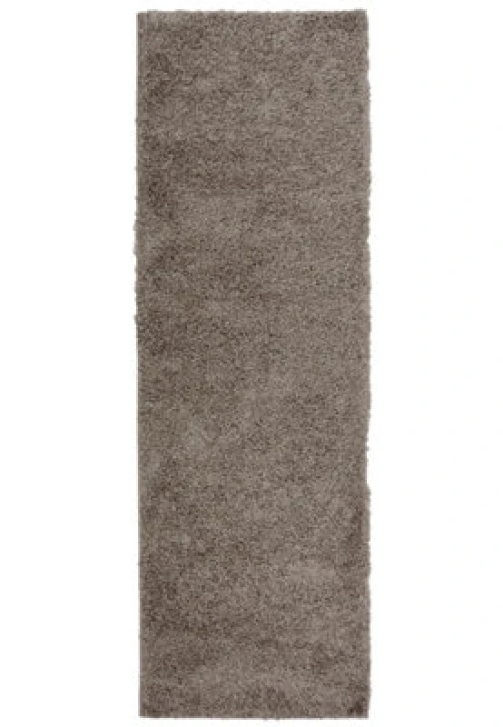 Image of Snug Jazz Shaggy Dark Natural 67X200cm Rug, Brown P113A- S0433 06