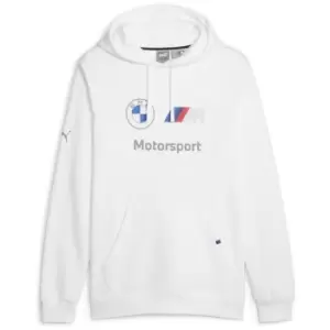 image of Puma MMS ESS Hoodie Fleece - White