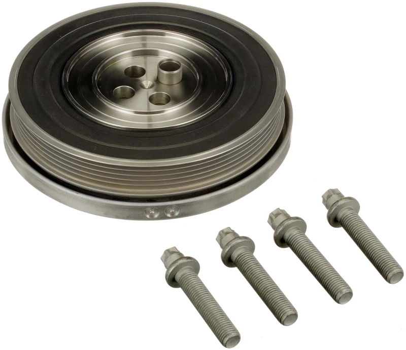 Image of GATES TVD1233A Crankshaft Pulley G-Force PowerLink with damping, with accessories, Ø: 160mm Metal Belt Pulley,crankshaft (3213)
