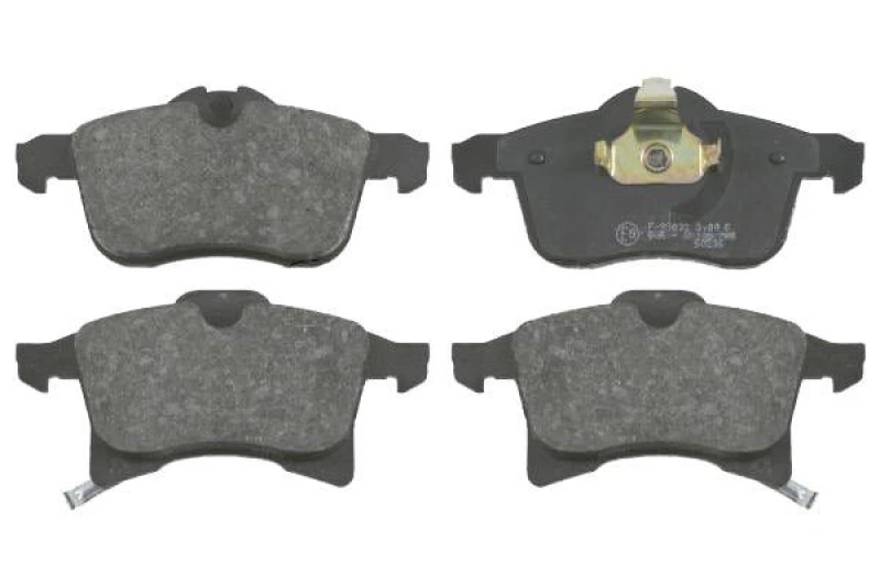 Image of SWAG 40 91 6491 Brake pad set Front Axle, with acoustic wear warning, with piston clip Brake Pad Set,disc brake (402)