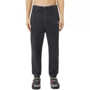 Diesel Lab Cuffed Jogging Pants - Black