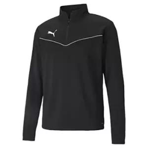 Puma teamRISE 1/4 Zip Top Puma Black/White Medium