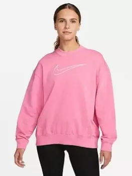 image of Nike Training Dynamic Fit Get Fit Essential GX Crew - Pink Size XS Women