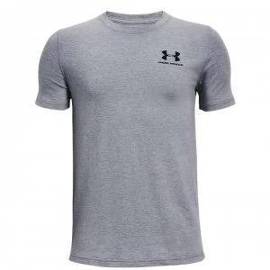 Image of Urban Armor Gear Charged Cotton T Shirt Junior Boys - Steel Light Heather