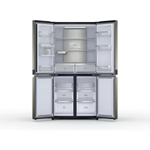 image of Hotpoint HQ9U1BL 594L American Style Fridge Freezer